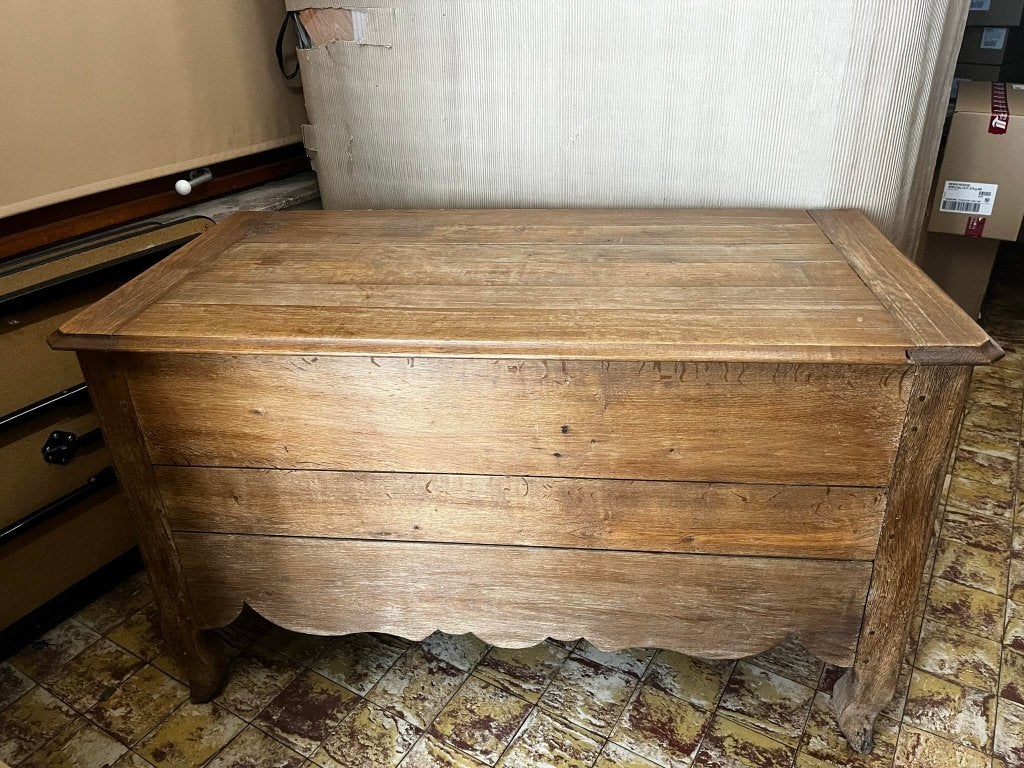 coffre en chêne, 100 à 150 cm, Enlèvement, Utilisé, 75 – 100