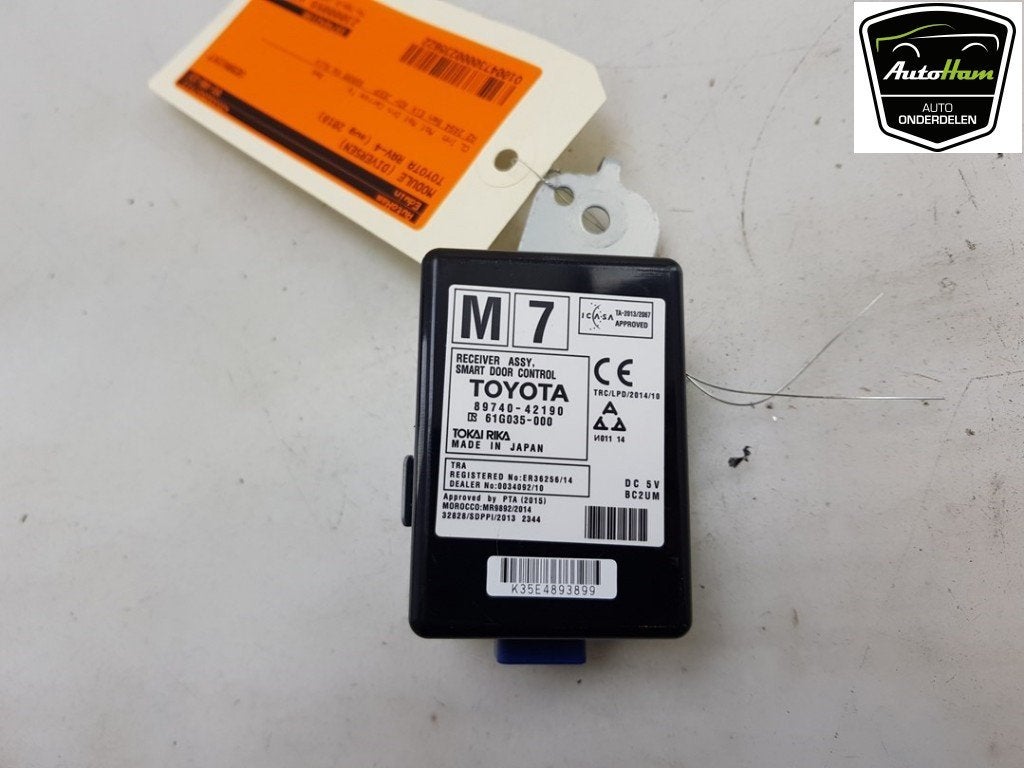 ORDINATEUR VEROUILLAGE CENTRALISE RAV4 (A4) (|8974042190|), Utilisé, Toyota