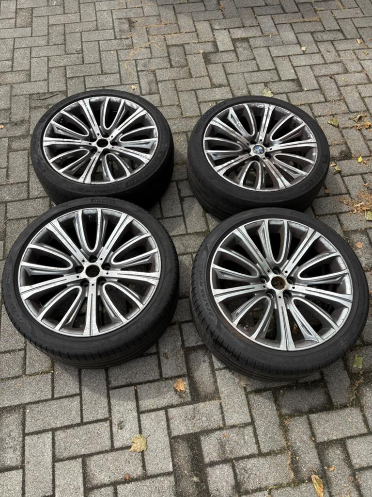 Bmw 7 serie velgen (20inch breedset), Auto-onderdelen, Banden en Velgen, Ophalen, Zomerbanden, Band(en)