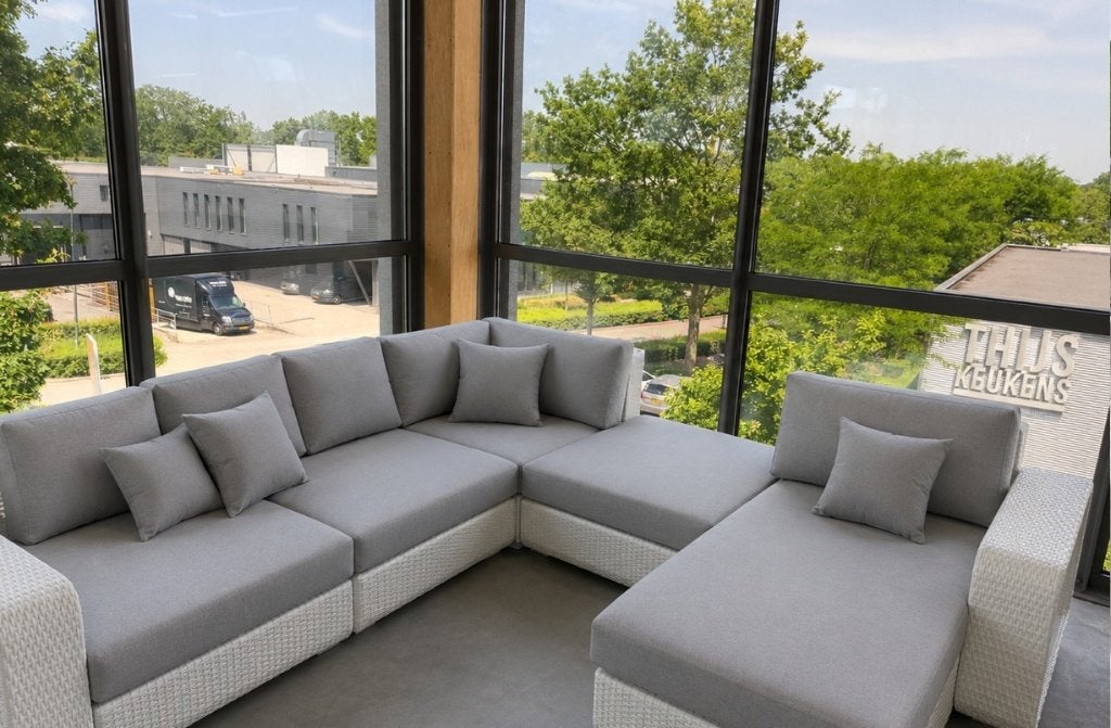5 delig restant loungeset nu 1199 euro, Ophalen of Verzenden, Nieuw
