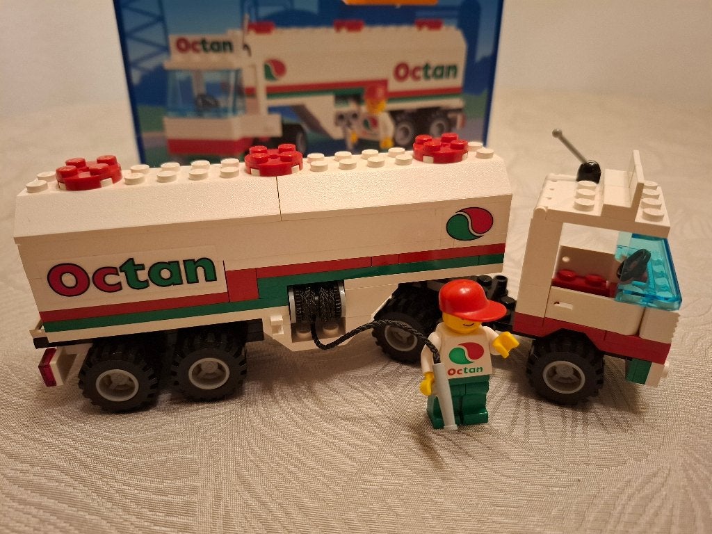 LEGO 6594 Octan Tank Truck incl. Doos & Handleiding (1992), Kinderen en Baby's, City, Inclusief instructies, Lego, Ophalen of Verzenden
