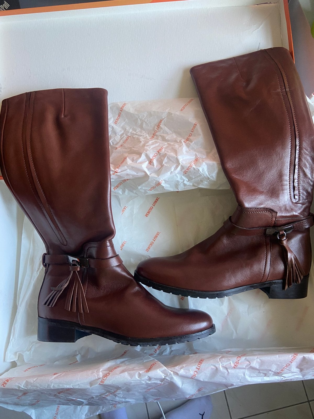 Laarzen, Kleding | Dames, Schoenen, Hoge laarzen, Bruin, Verzenden, Nieuw