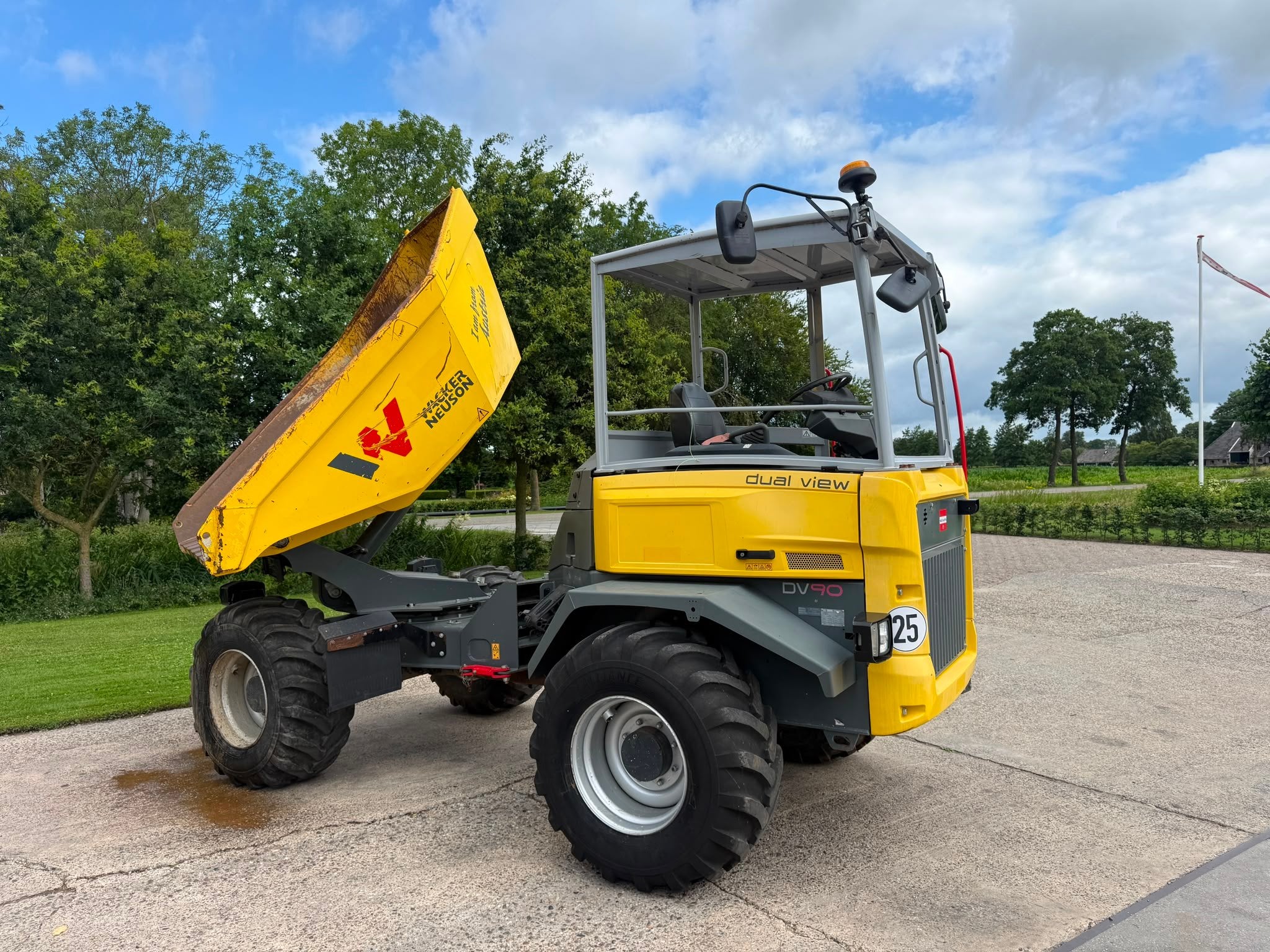 WACKER NEUSON DV 90 Dumper Dual View 2019! Low hours!, Articles professionnels, Machines & Construction | Transport