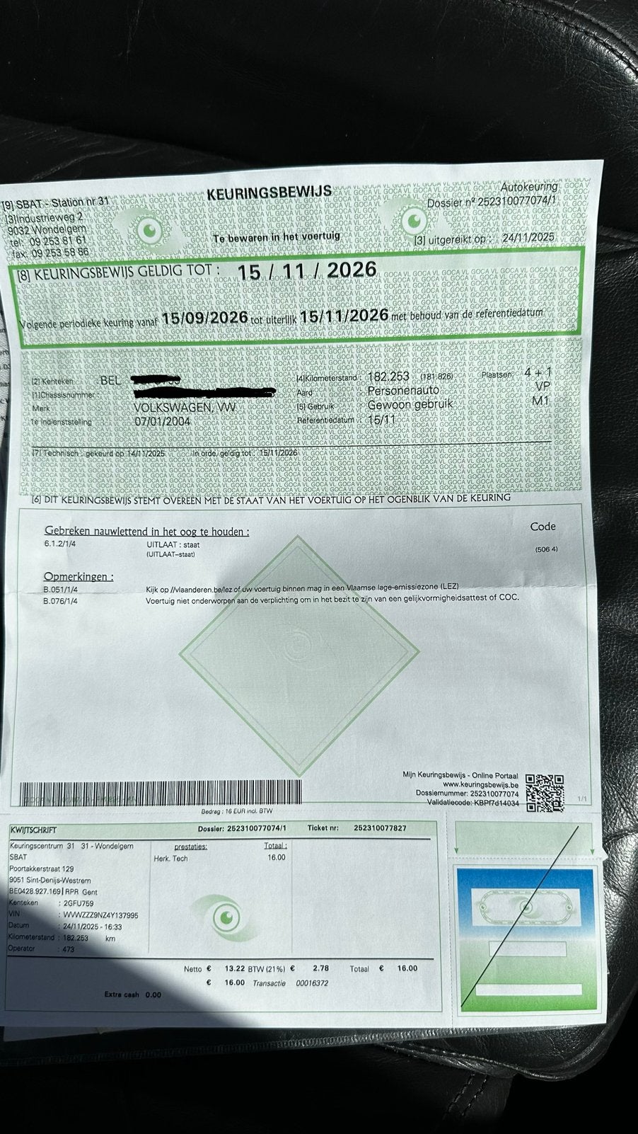 Volkswagen Polo 1.4l 16v 101pk️❗️, Auto's, Voorwielaandrijving, Zwart, 4 cilinders, Leder
