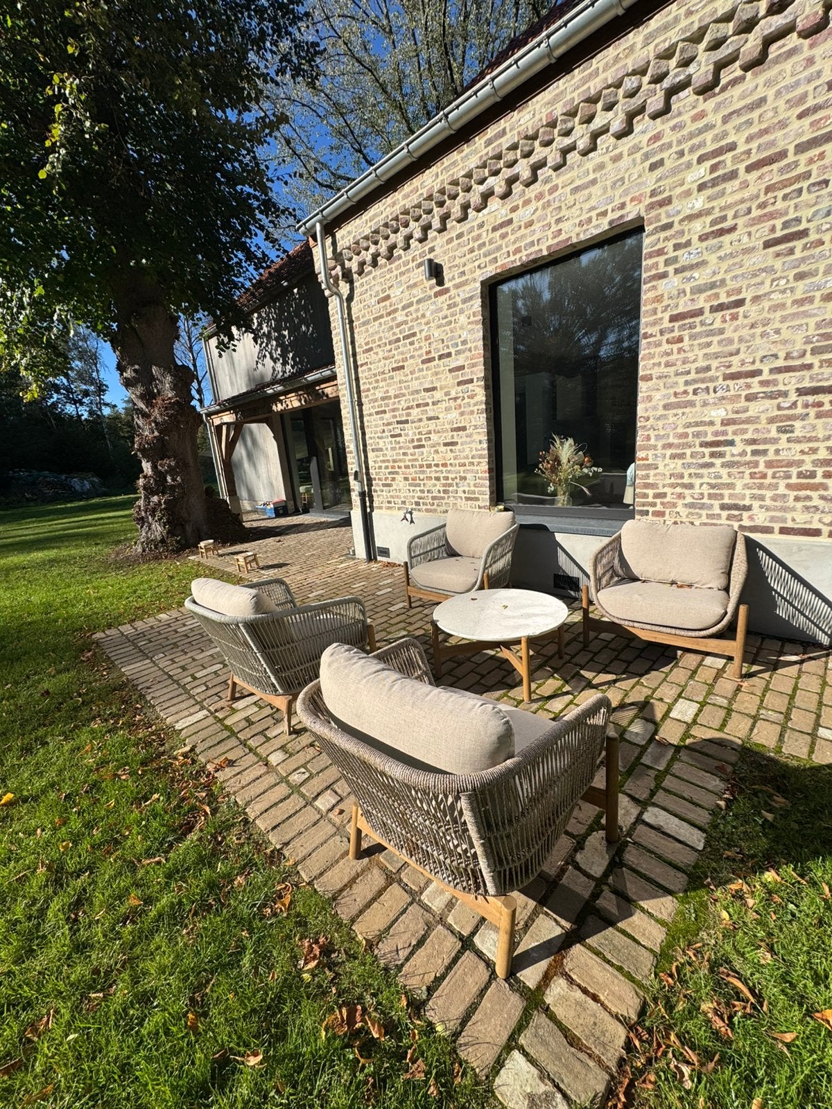 Tuinmeubels, Tuin en Terras, Ophalen, Gebruikt, 8 zitplaatsen, Loungeset