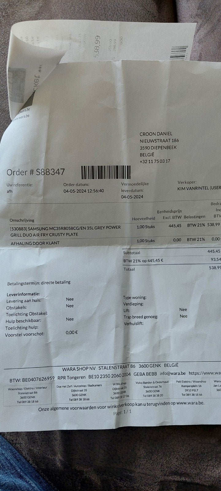 Combioven, Elektronische apparatuur, Ophalen, Inbouw, Samsung, Oven