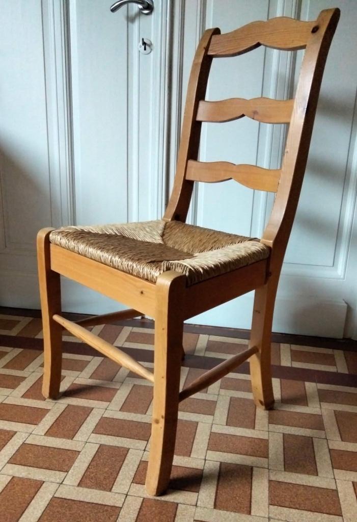 6 grenen stoelen, prima staat, Ophalen, Gebruikt, Bruin, Vijf, Zes of meer stoelen