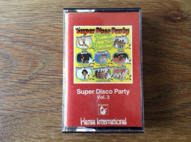 muziekcassette super disco party, Enlèvement ou Envoi, R&B et Soul, 1 cassette audio, Originale