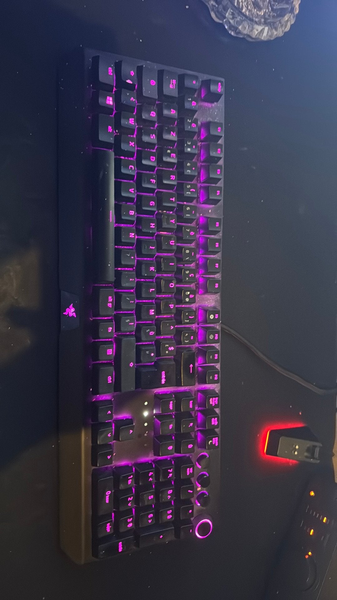 Razer Blackwidow Elite gaming toetsenbord, Informatique & Logiciels, Enlèvement, Azerty, Utilisé, Filaire