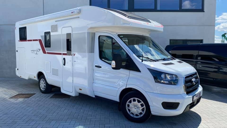 mobilhome profilé, Jusqu'à 5, Toilette à cassette, Ford, Éclairage extérieur
