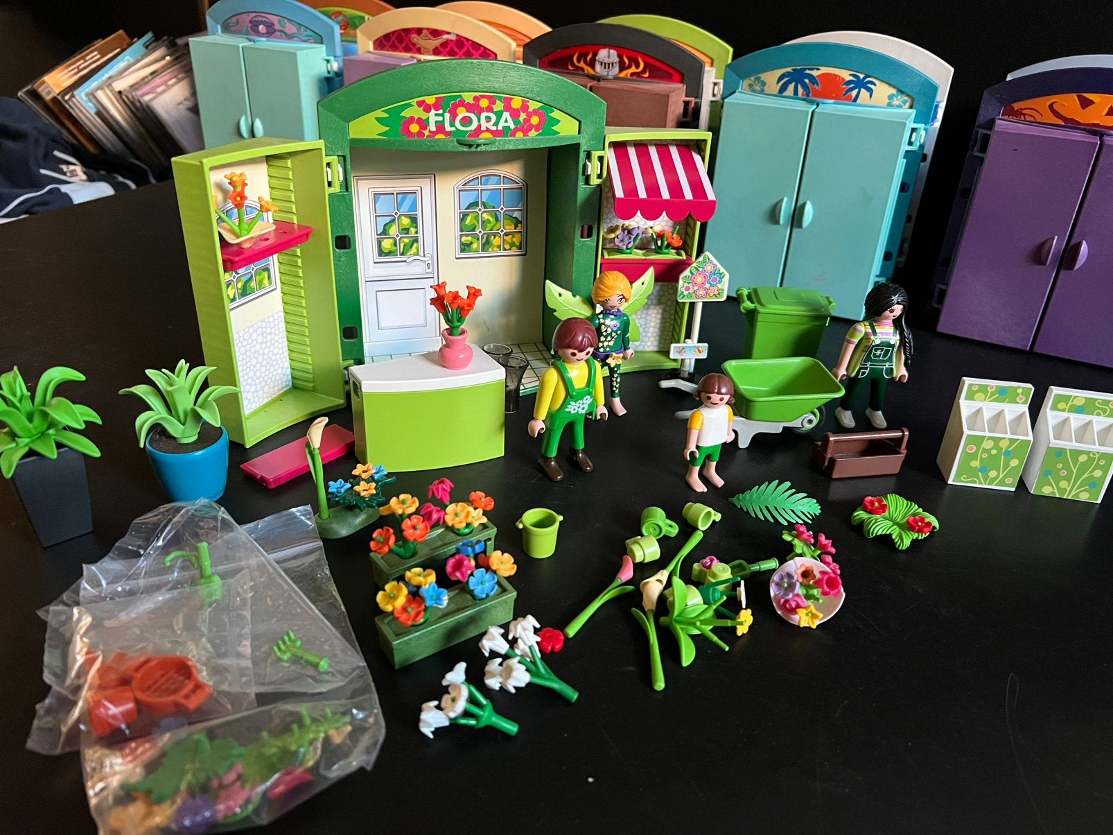 Playmobil thema-doosje bloemenwinkel Flora, Ophalen, Zo goed als nieuw