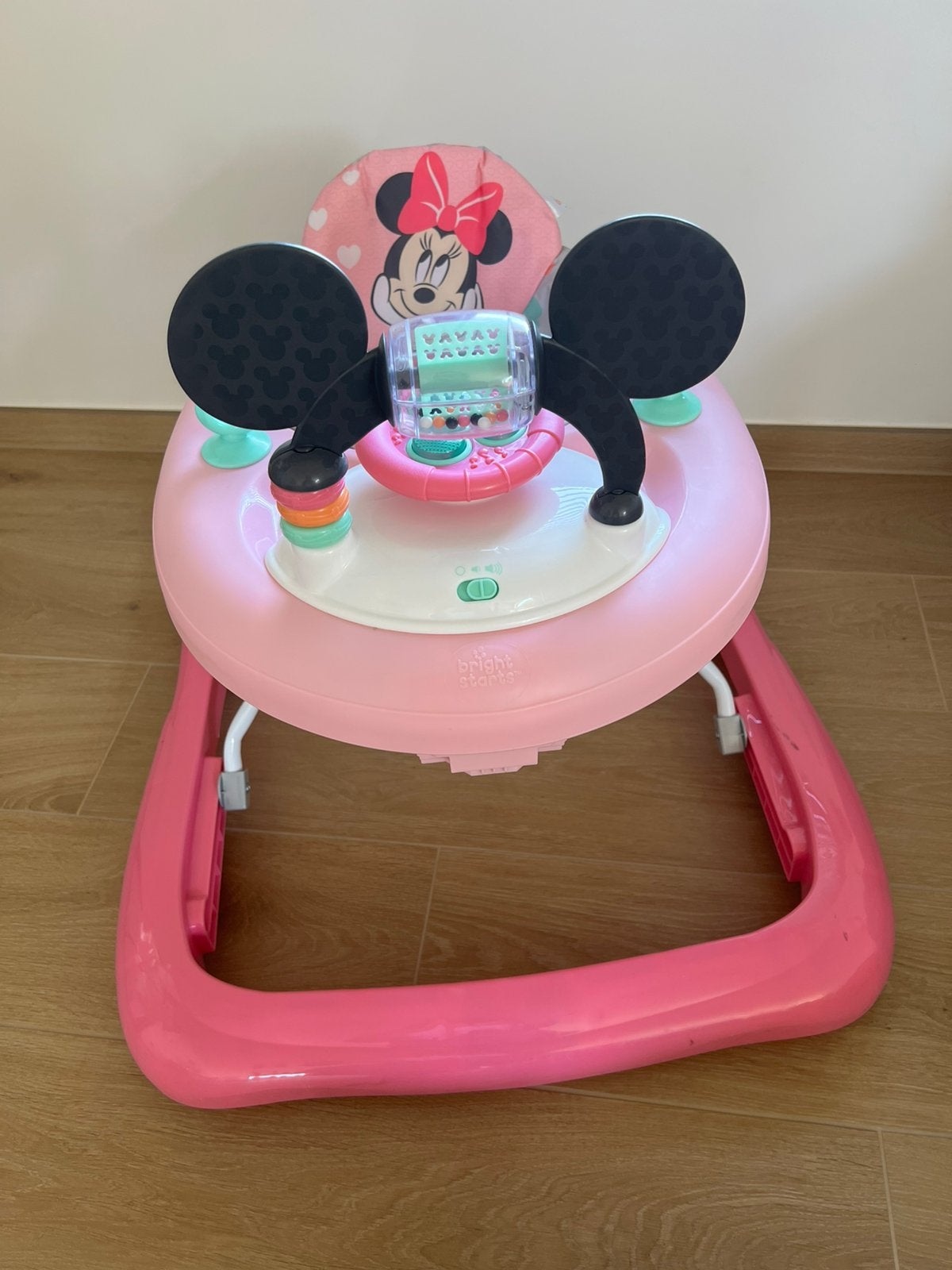 Bright starts loopwagen minnie mouse, Ophalen, Zo goed als nieuw