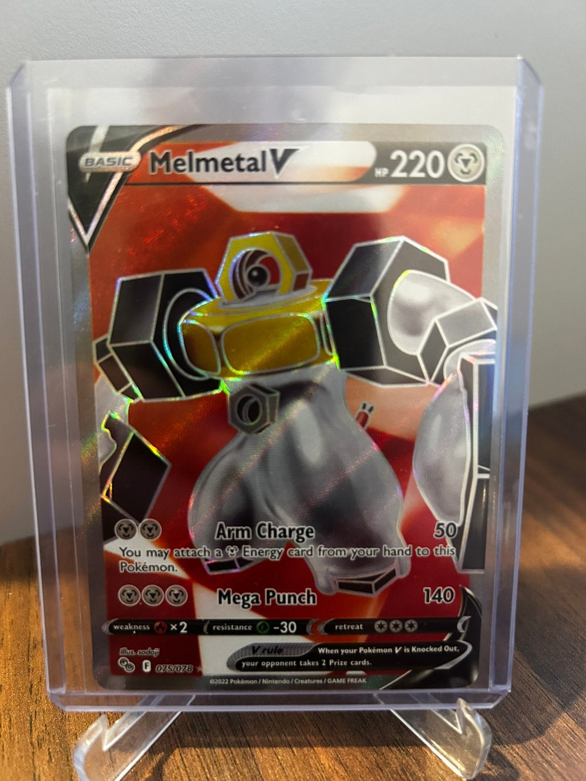 Pokemon melmetal v fa go, Ophalen of Verzenden, Zo goed als nieuw, Booster