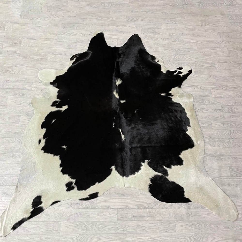 Koeienhuid zwart wit bruin 205x210cm | Lederstore, Meerkleurig, Wandkleed, Nieuw, Ophalen of Verzenden