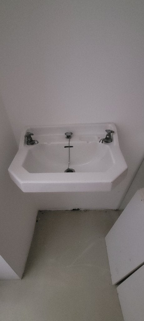 Vintage Lavabo, Huis en Inrichting, Ophalen, Gebruikt, 50 tot 100 cm, Wasbak of Wastafel