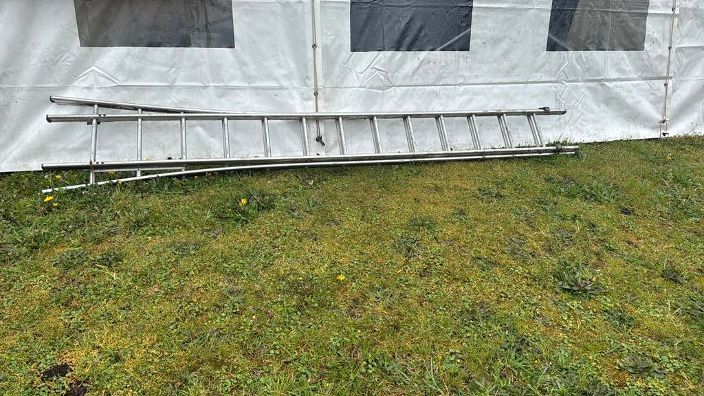 Schuifladder, Doe-het-zelf en Bouw, Ladders en Trappen, Ophalen, Gebruikt