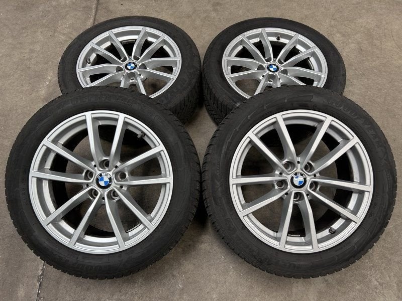 17  inch originele velgen + winterbanden BMW 3 serie 6883520, Pneus et Jantes, Pneus hiver, -, 17 pouces