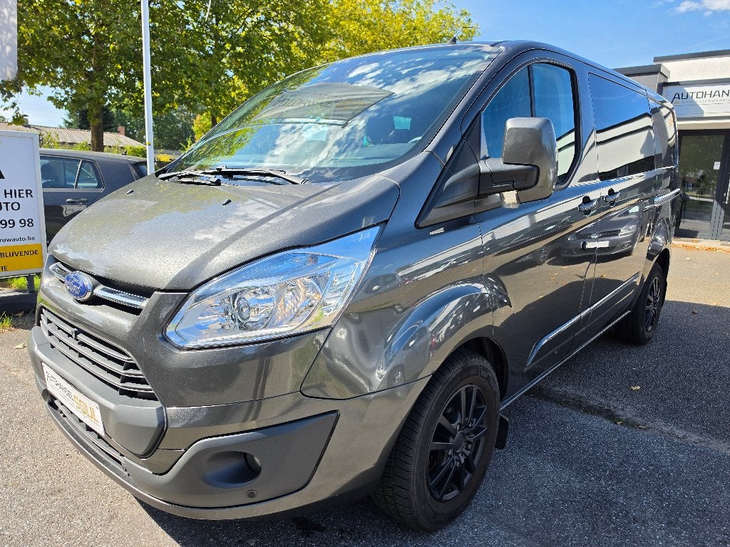 Ford Transit Custom 2.2D 2015, 188.060km, Dubbel Cabine,, Autos, 2198 cm³, Achat, Entreprise, Boîte manuelle