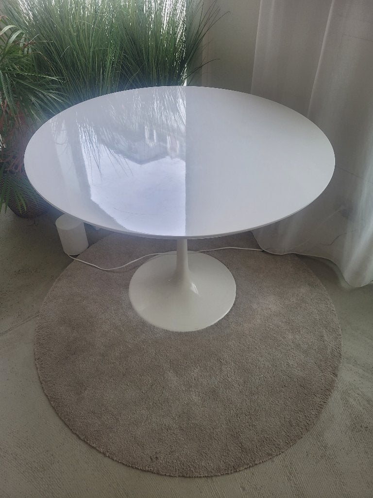 Ronde eettafel 120cm, Huis en Inrichting, Tafels | Eettafels, Ophalen, Kunststof, 50 tot 100 cm, 100 tot 150 cm