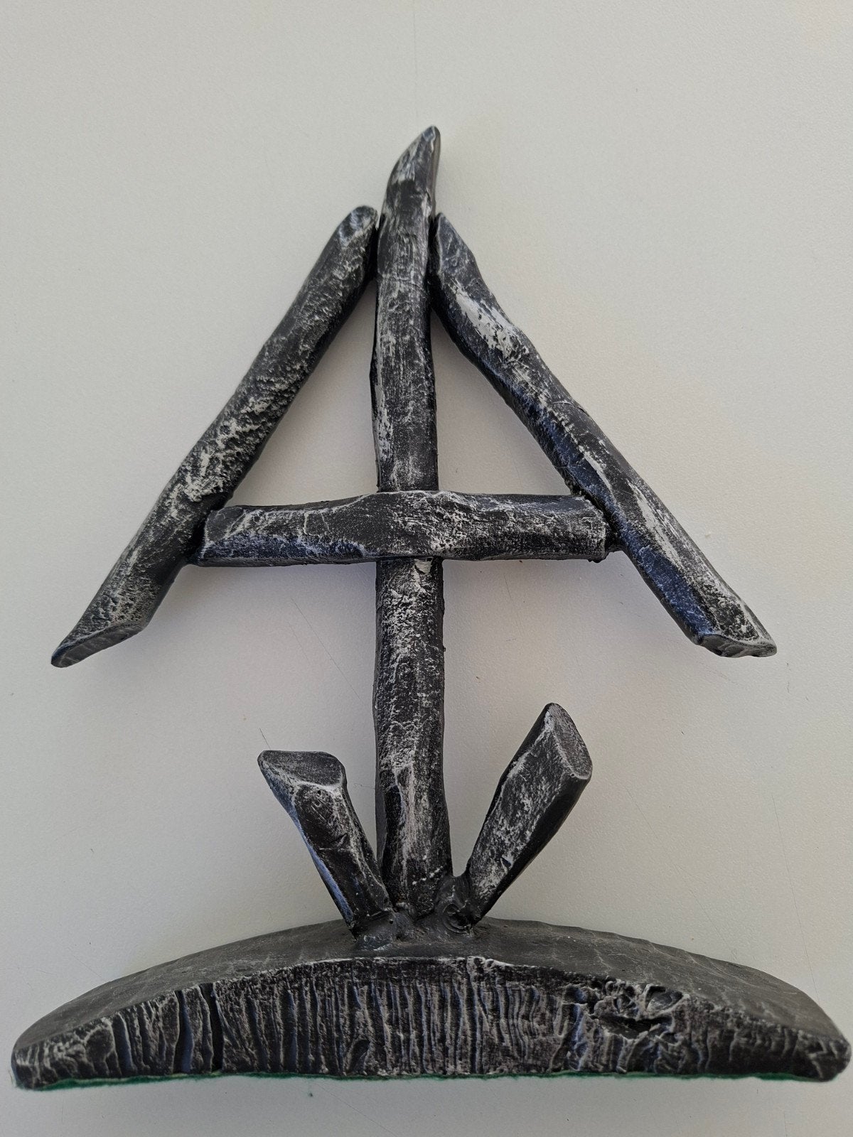 Collaboration croix de bouleau métal lourd signature, Enlèvement ou Envoi