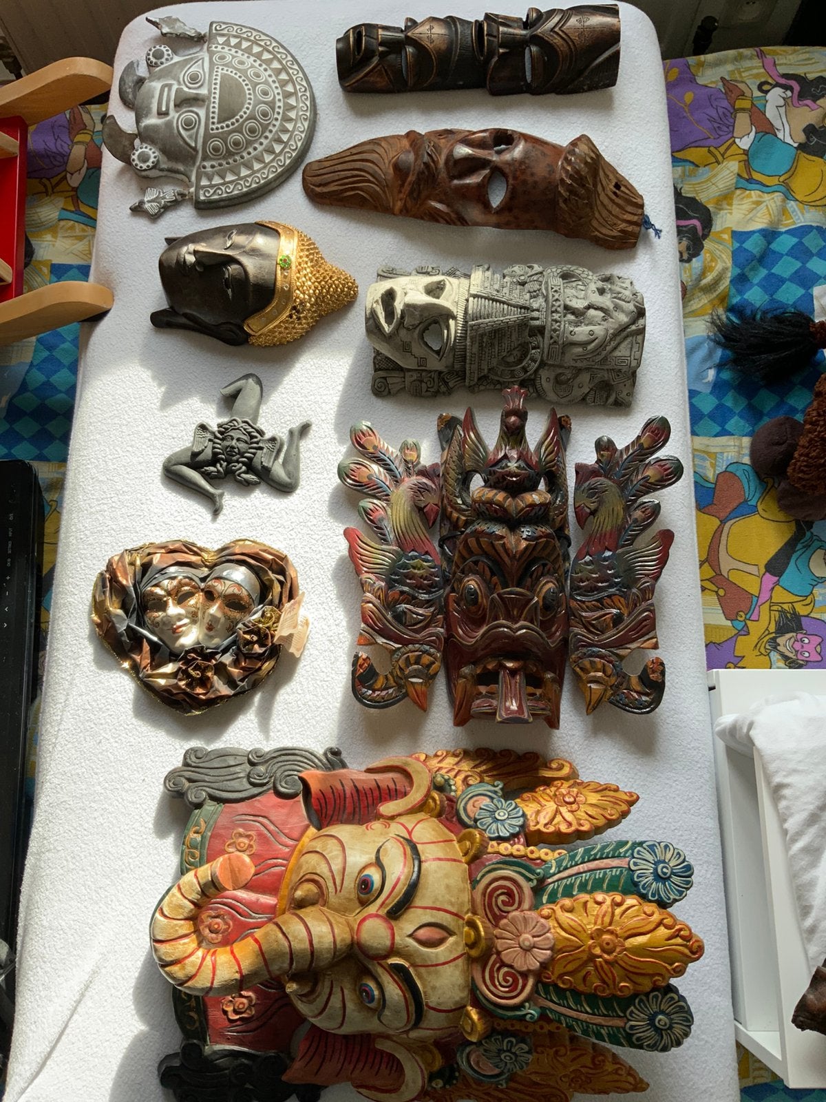 Collectie originele maskers, Antiek en Kunst, Ophalen