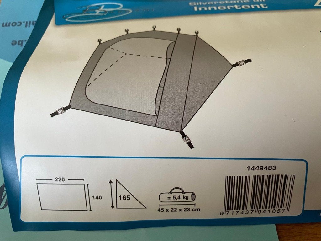 opblaasbare voortent voor mobilhome., Ophalen, Nieuw