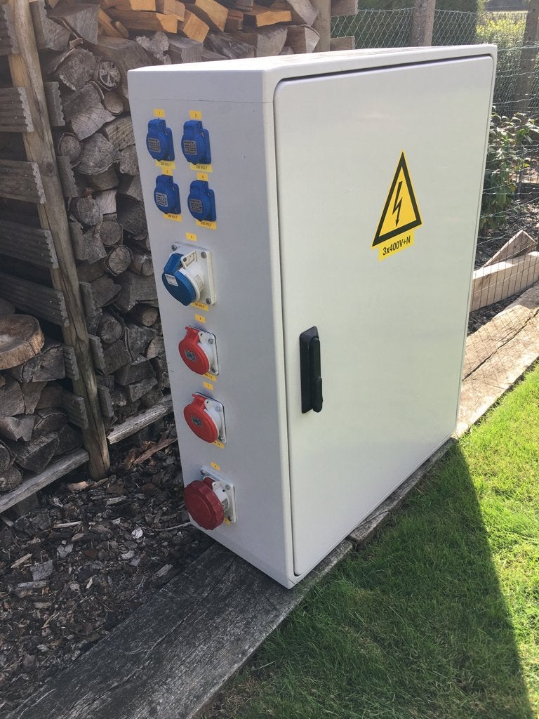 Proffesionele werfkast 80A met digitale meterkast, Ophalen, Zo goed als nieuw, Schakelaar