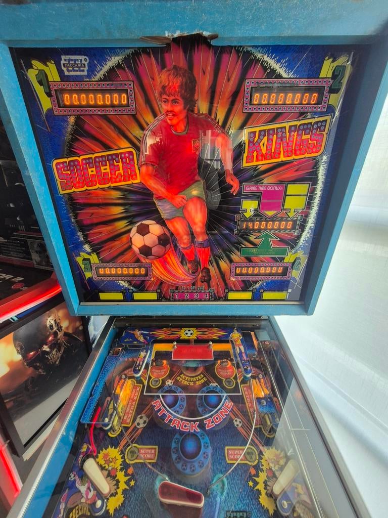 flipper Soccer Kings Zaccaria, Enlèvement, Utilisé, Flipper (jeu)