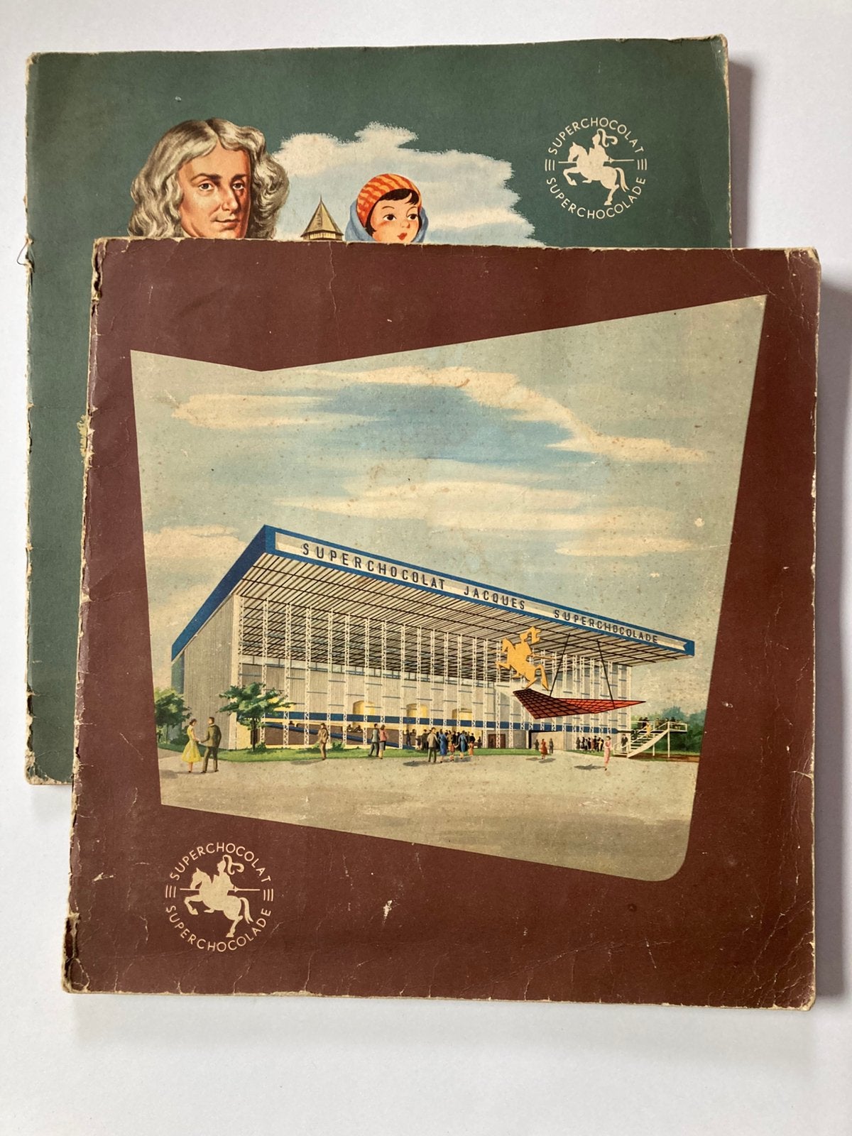 Twee volledige prentjesboeken Jaques chocolade jaren ‘50, Ophalen of Verzenden