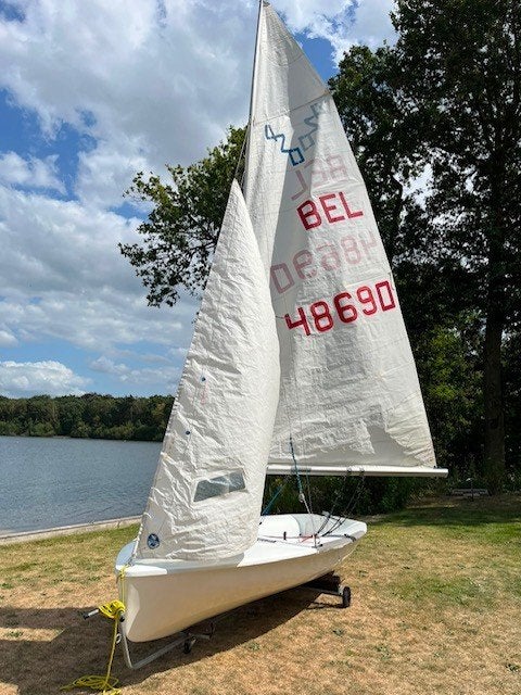 420 zeilboot RONDAR, Watersport en Boten, Open zeilboten, Ophalen, Gebruikt, Spinnaker