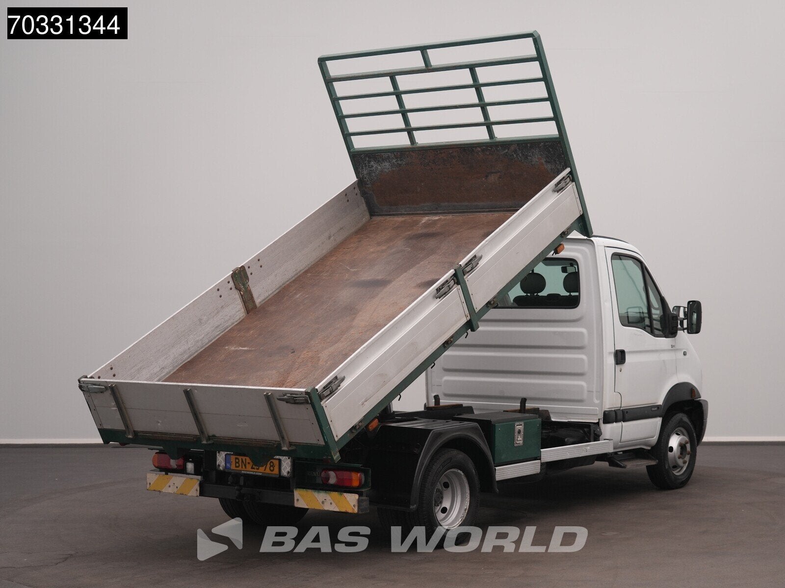 Renault Mascott 130PK Kipper Dubbellucht Trekhaak Euro6 Tipp, Auto's, 3300 kg, Stof, Gebruikt, 4 cilinders