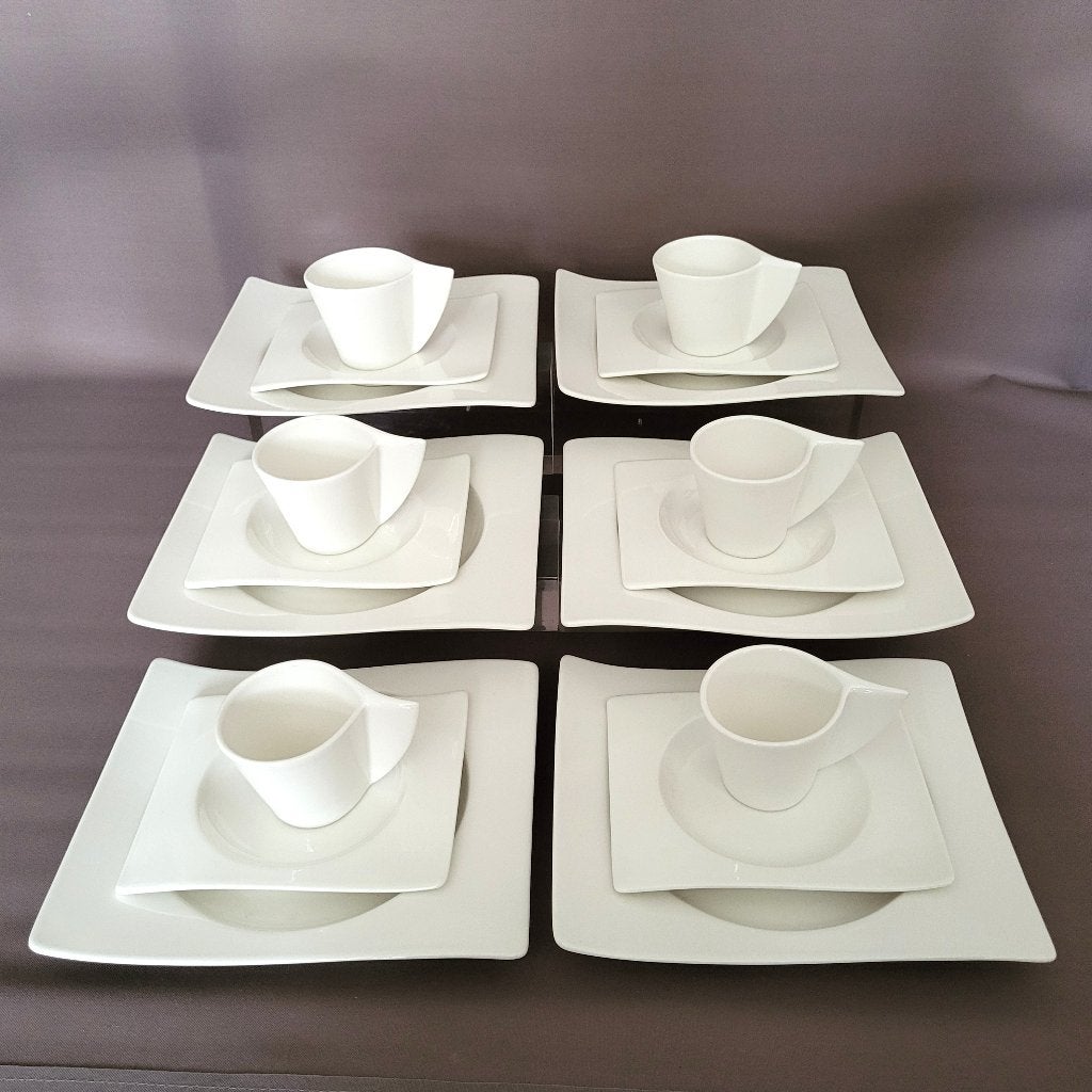 ️️ ✔️Villeroy & Boch New Wave "6-persoonsservies”, Antiek en Kunst, Antiek | Servies compleet, Ophalen of Verzenden