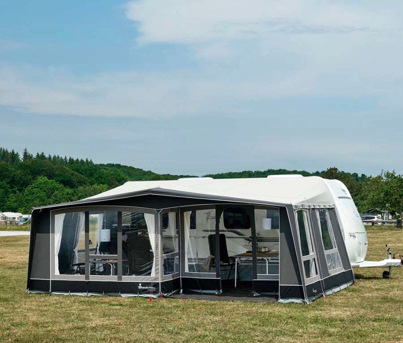 Voortent Isabella maat 18, Caravanes & Camping, Auvents, Enlèvement ou Envoi, Comme neuf, Isabella