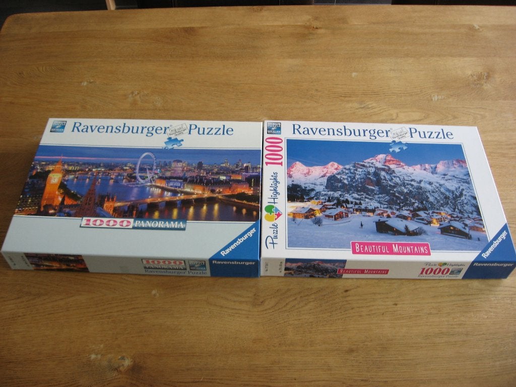 Puzzels 1000 st Ravensburger, Hobby en Vrije tijd, Ophalen of Verzenden, 500 t/m 1500 stukjes, Nieuw, Legpuzzel