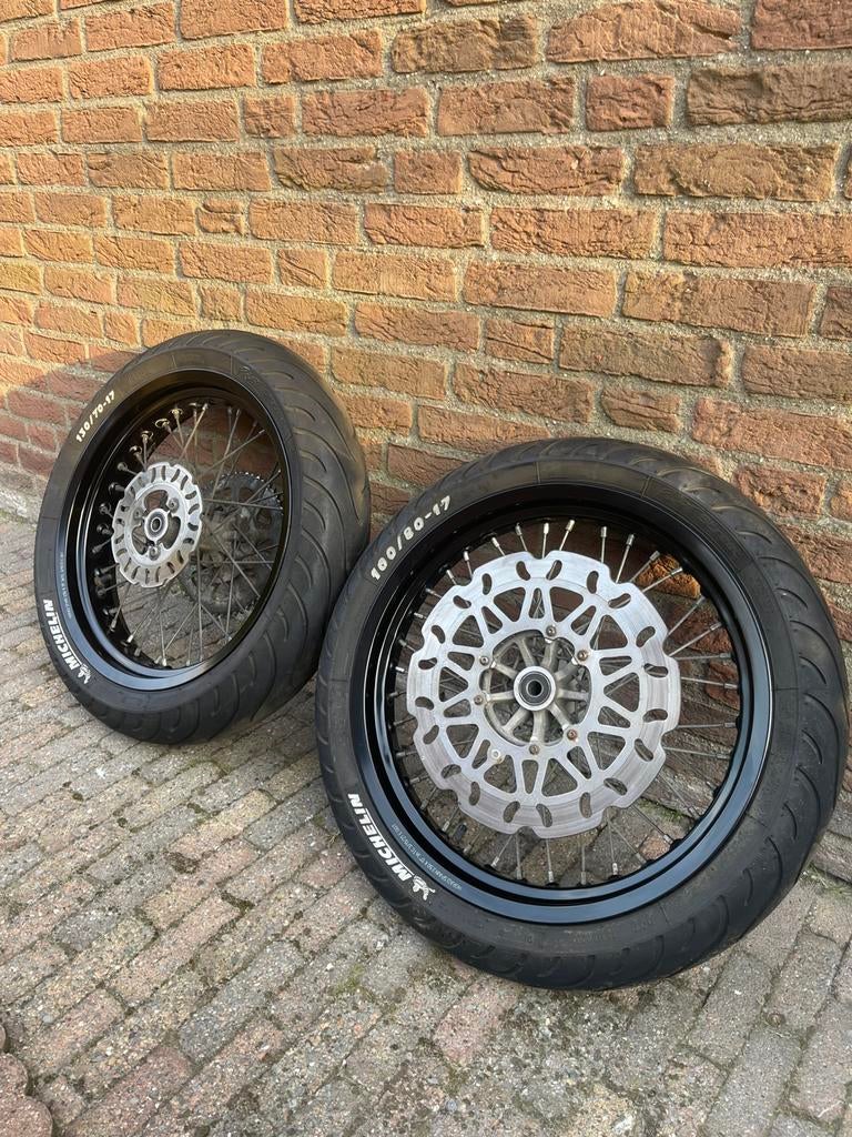 Spaak velgen set 17 inch Sherco SM-RS 50 in zeer nette staat, Ophalen of Verzenden