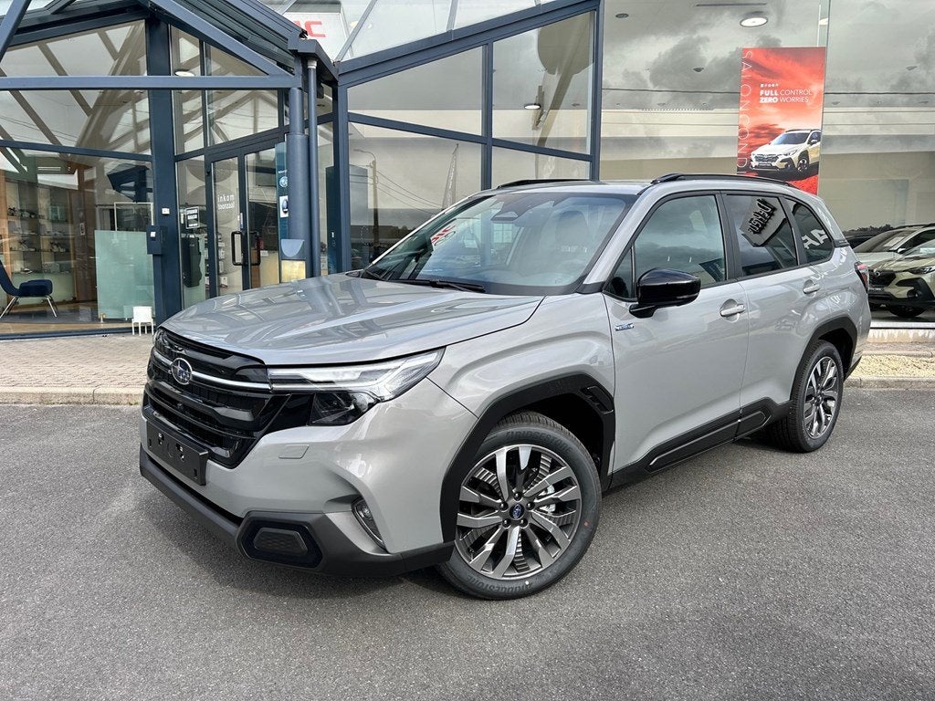Subaru Forester 2.0i e-Boxer Premium CVT | Safe8 | KORTING, Auto's, Subaru, Zwart, 136 pk, Forester, Hybride Elektrisch/Benzine