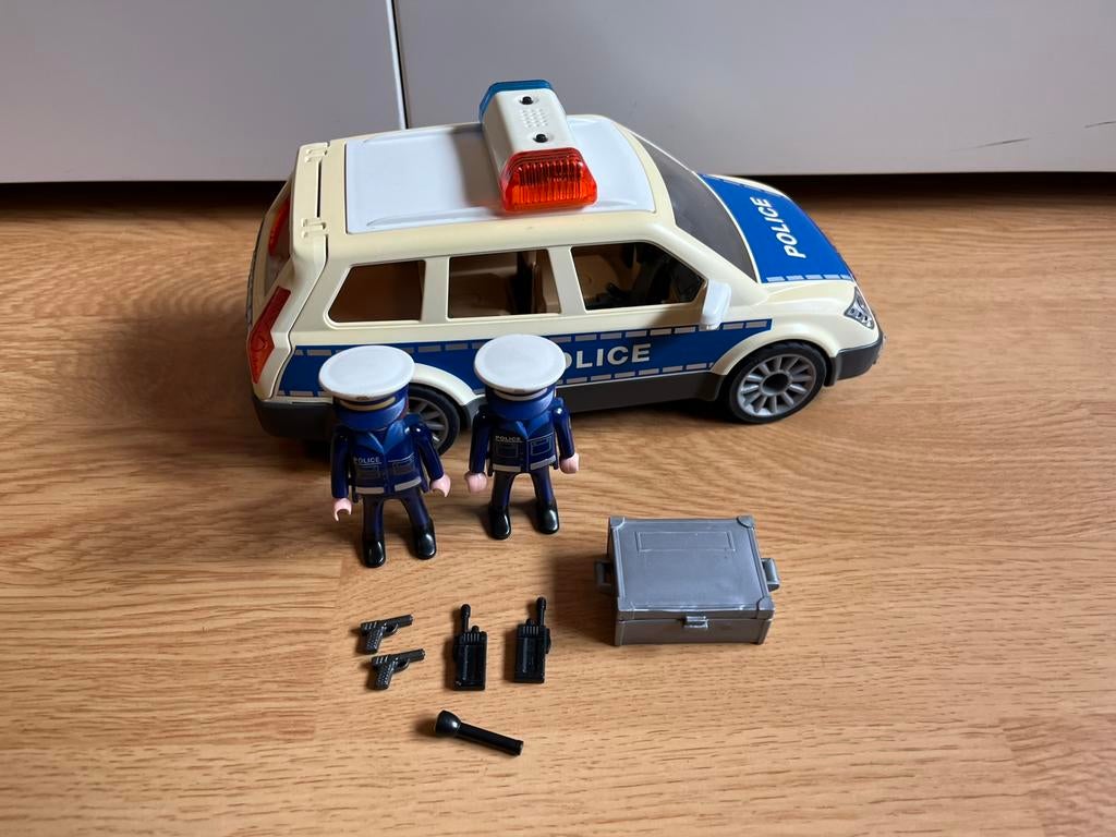 Playmobil politieauto 6873, Ophalen of Verzenden, Gebruikt, Complete set