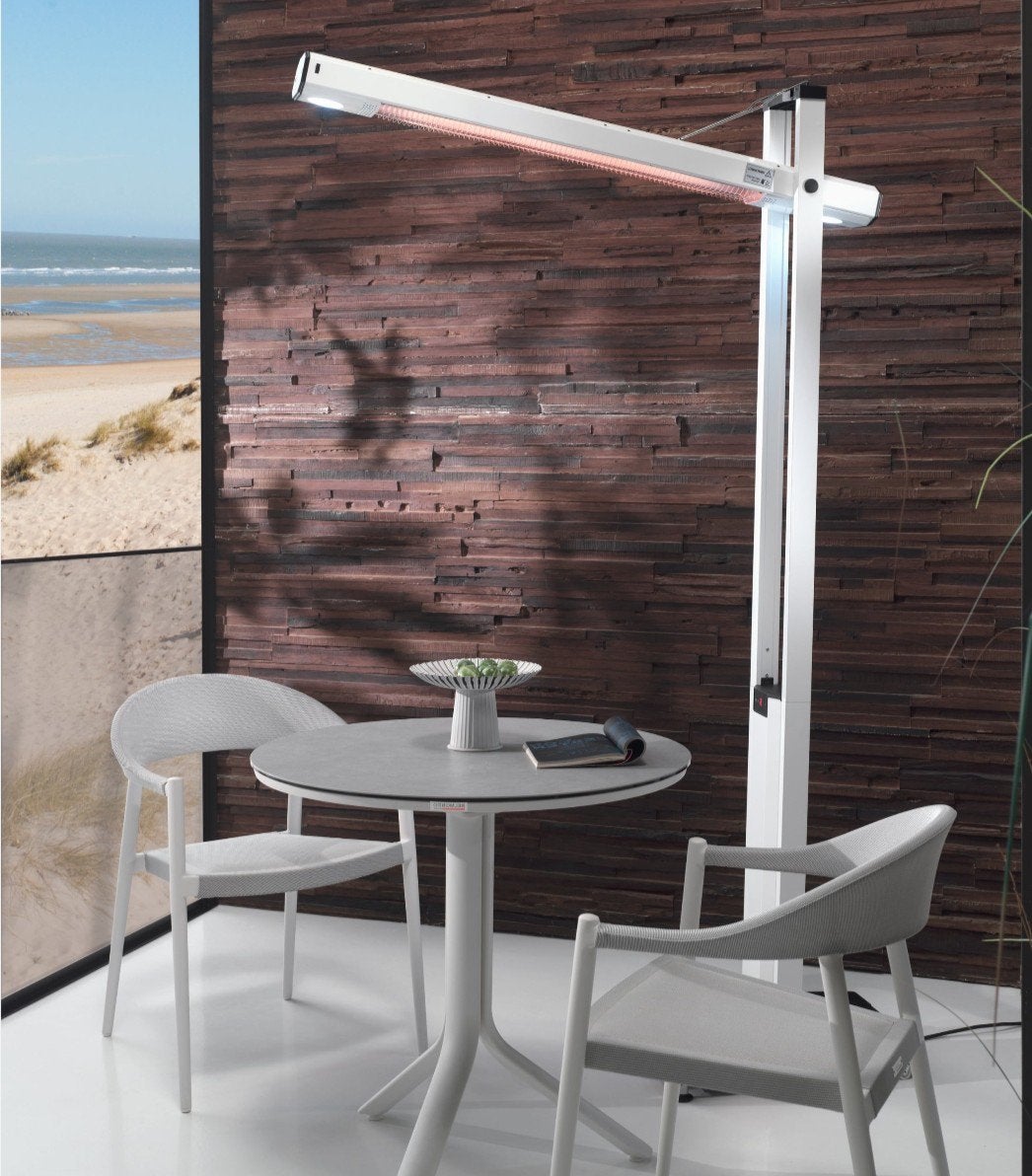 Terrasverwarmer Belmondo Lifestyle, Tuin en Terras, Terrasverwarmers, Draaibaar, Vloer, Zo goed als nieuw, Ophalen