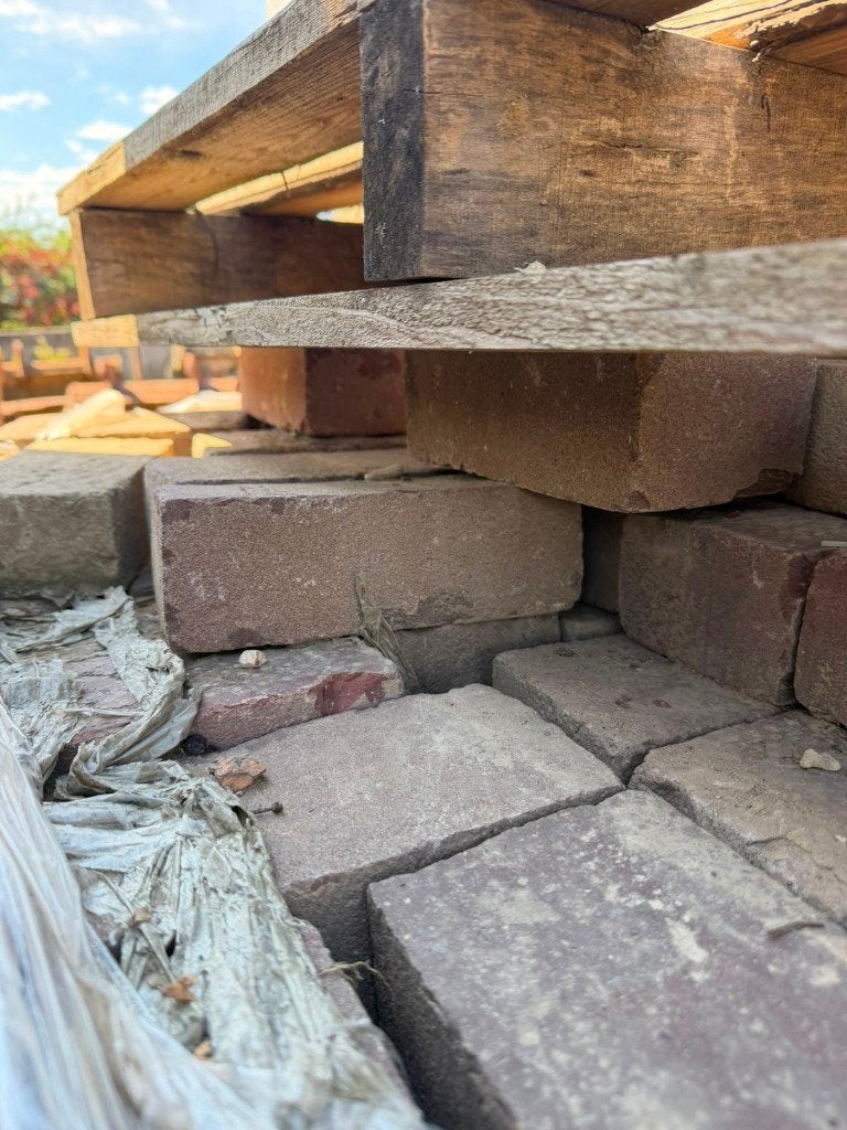 Stenen rood bruin, Doe-het-zelf en Bouw, Ophalen, Zo goed als nieuw, Bakstenen