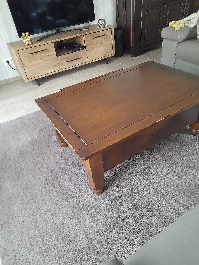 Salontafel, Huis en Inrichting, Tafels | Salontafels, Ophalen, 100 tot 150 cm, 50 tot 100 cm, Grenenhout