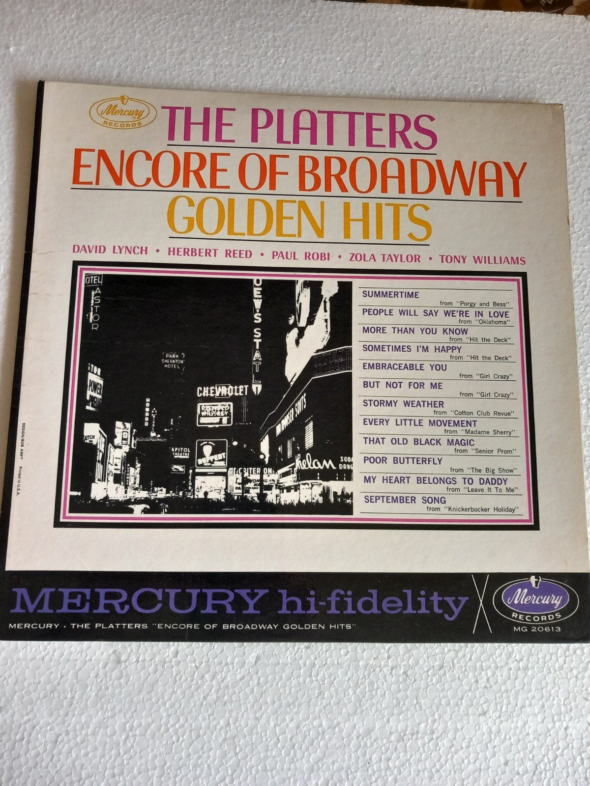 THE PLATTERS. MY HEART BELONG TO DADDY. POPCORN USA LP, LP