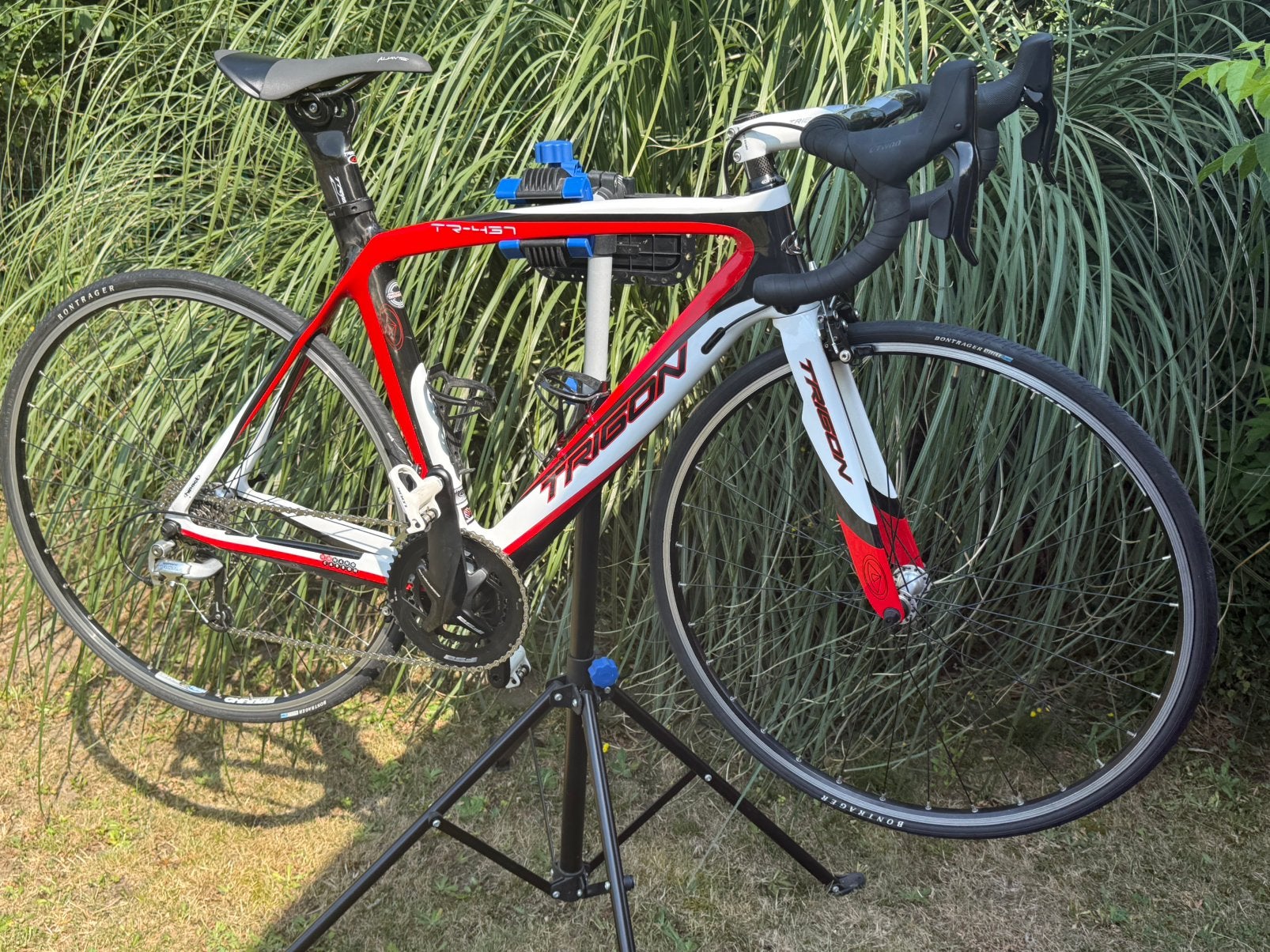 Vélo de course TRIGON composite full carbone, Vélos & Vélomoteurs, Enlèvement, Comme neuf, Carbone