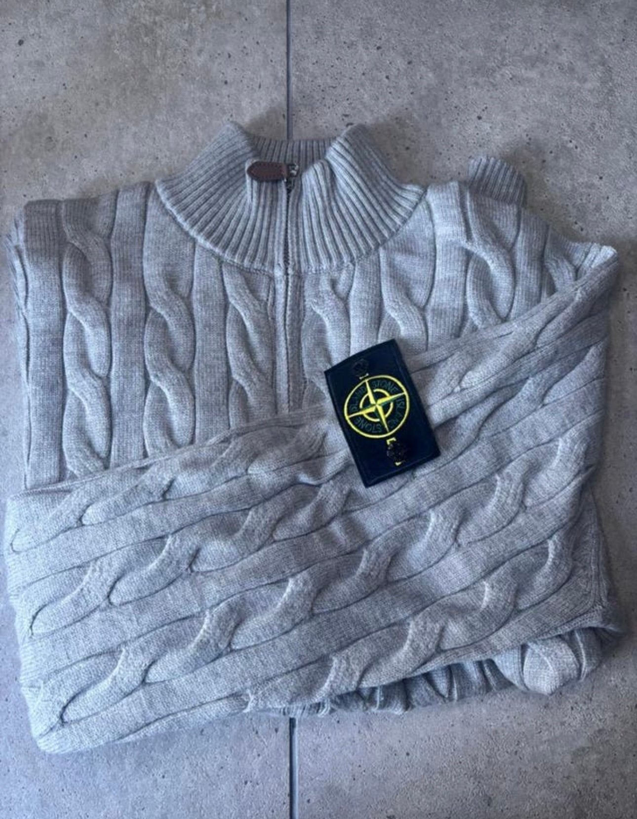 Stone Island Trui Grijs Maat L, Ophalen of Verzenden, Nieuw, Maat 52/54 (L), Grijs