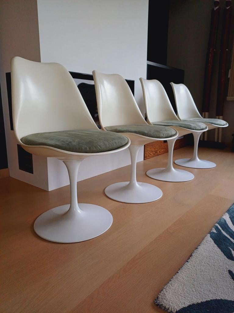 Eero Saarinen vintage Knoll Tulip design stoelen, Huis en Inrichting, Stoelen, Ophalen