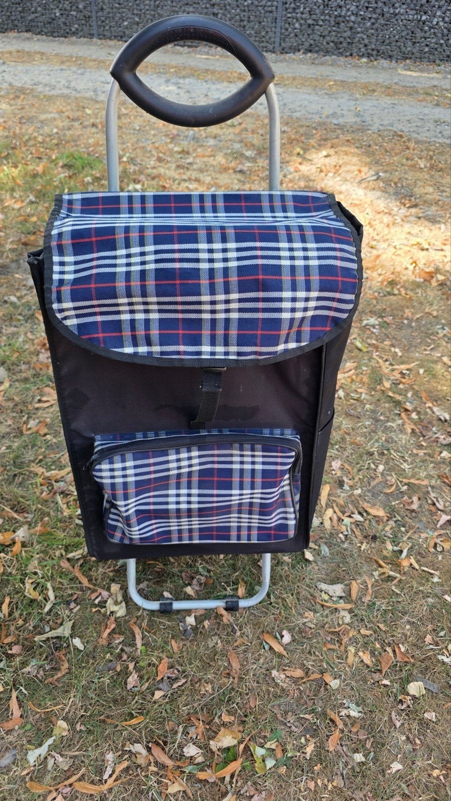 Boodschappentas op wieltjes, Enlèvement, Utilisé, Bleu, Roulettes