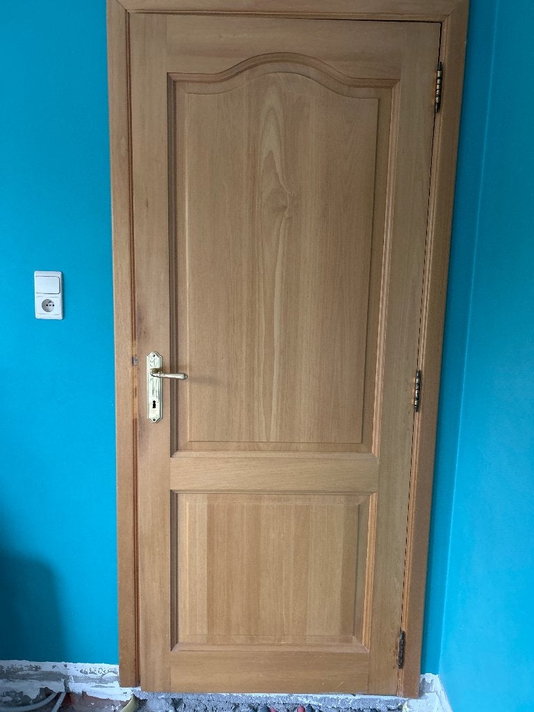 2 portes intérieures en chêne, Porte intérieure, Enlèvement, Bois, 200 à 215 cm