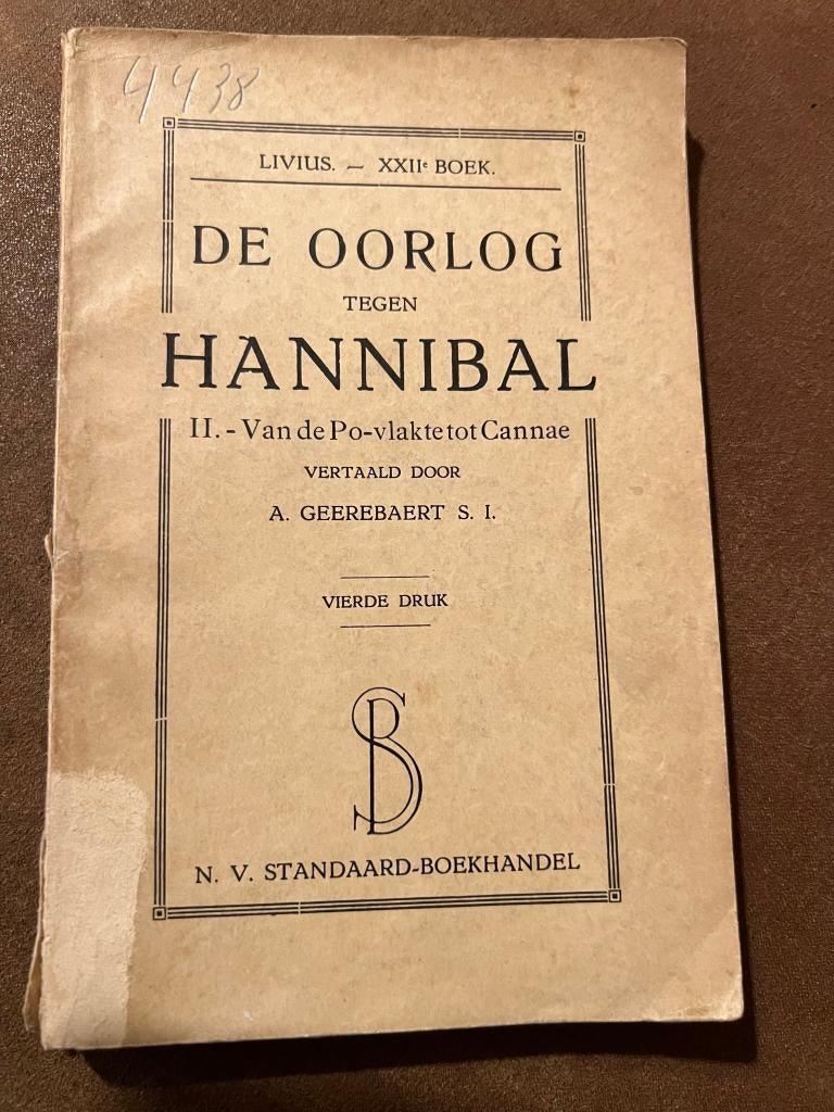De oorlog tegen Hannibal - Livius XXIIe boek / II. Van de Po, Gelezen, België, Livius, Ophalen of Verzenden