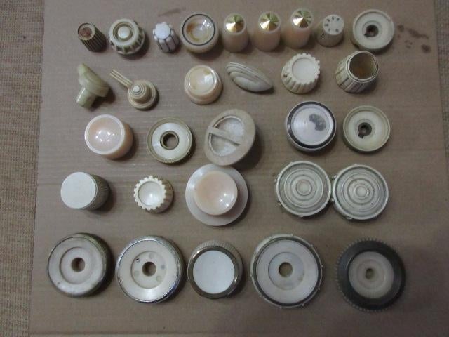 Set van 30 witte TSF vintage plastic knopen, Antiek en Kunst, Ophalen of Verzenden