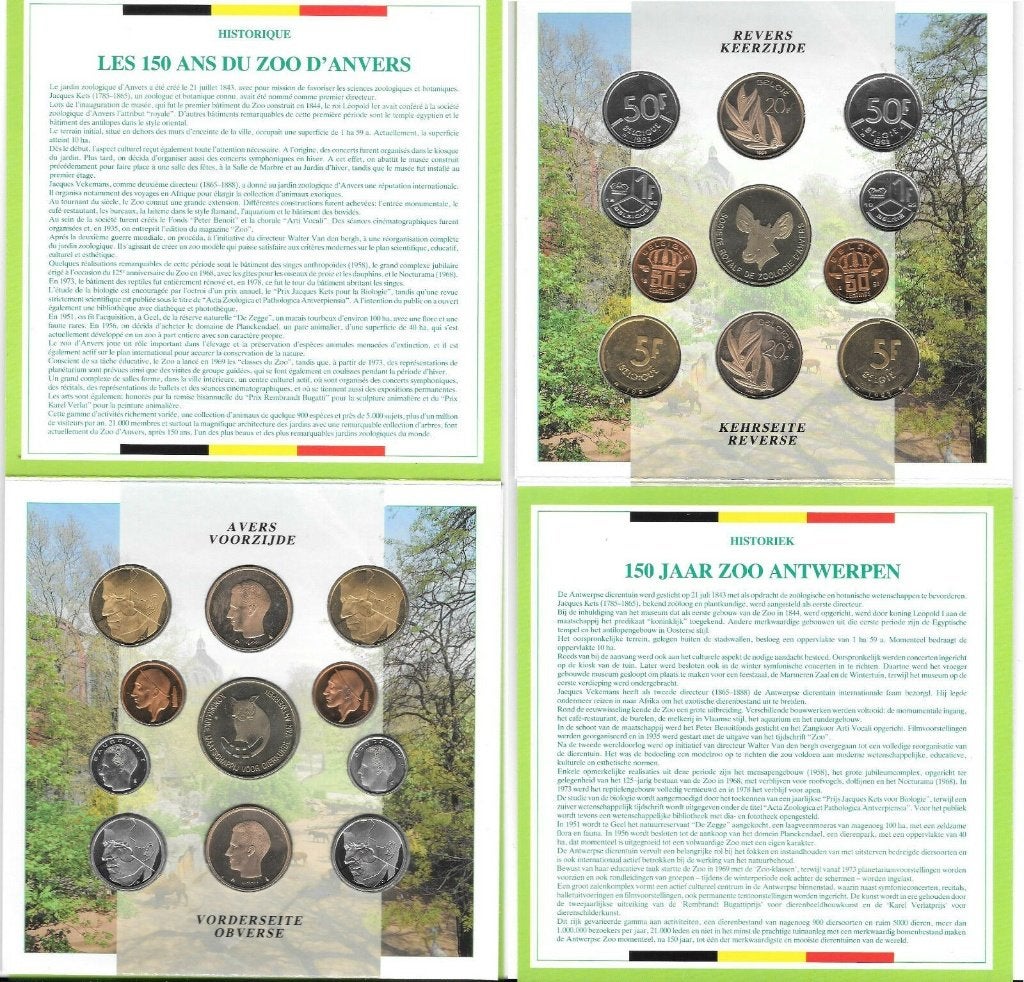 Belgique : 1993 FR + VL mis en FDC sous blister, Envoi, Série