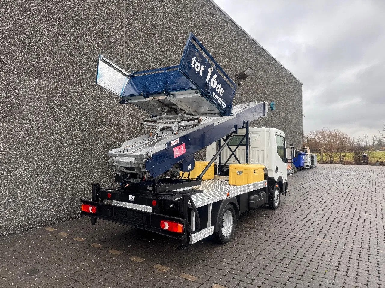 Nissan Cabstar KLAAS HV 29/5M 3800HRS ! (bj 2013), Auto's, 100 kW, Euro 5, Gebruikt, 136 pk